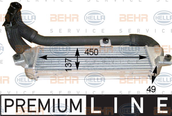 Intercooler, échangeur BEHR HELLA SERVICE *** PREMIUM LINE ***