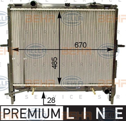 Radiateur, refroidissement du moteur