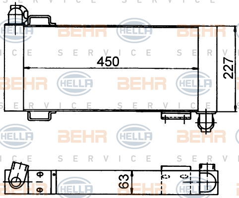 Radiateur d'huile BEHR HELLA SERVICE *** PREMIUM LINE ***