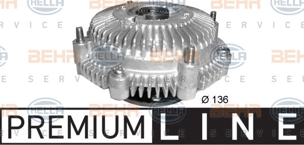 Embrayage, ventilateur de radiateur BEHR HELLA SERVICE *** PREMIUM LINE ***