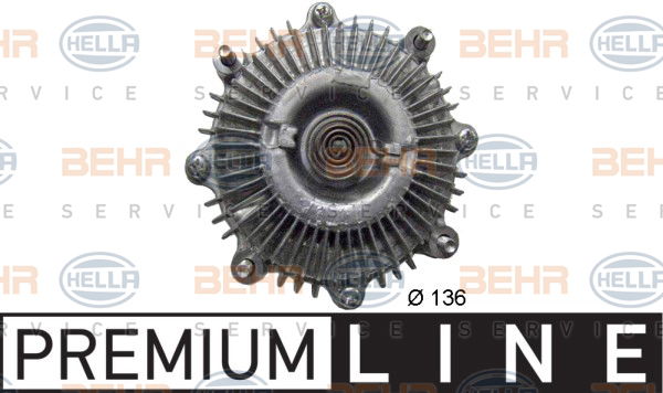 Embrayage, ventilateur de radiateur BEHR HELLA SERVICE *** PREMIUM LINE ***