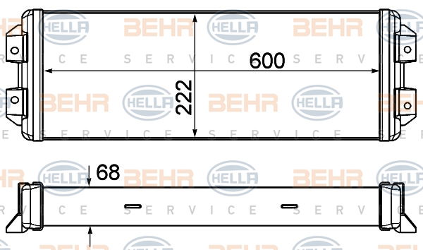 Radiateur d'huile BEHR HELLA SERVICE *** PREMIUM LINE ***