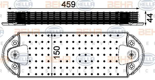 Radiateur d'huile BEHR HELLA SERVICE *** PREMIUM LINE ***