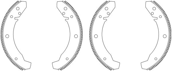 Jeu de mâchoires de frein Shoe Kit