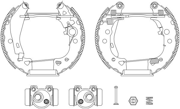 Jeu de mâchoires de frein Shoe Kit Pro