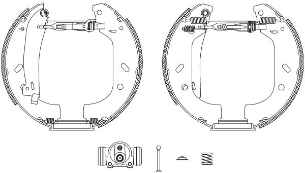 Jeu de mâchoires de frein Shoe Kit Pro