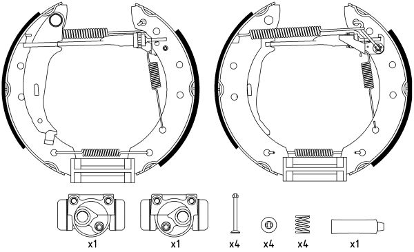 Jeu de mâchoires de frein Shoe Kit Pro