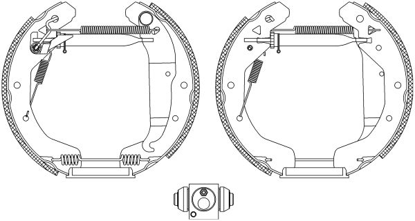 Jeu de mâchoires de frein Shoe Kit Pro