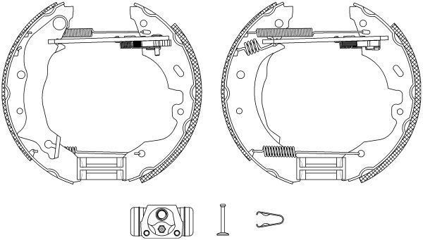 Jeu de mâchoires de frein Shoe Kit Pro