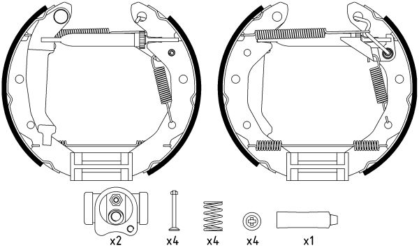 Jeu de mâchoires de frein Shoe Kit Pro