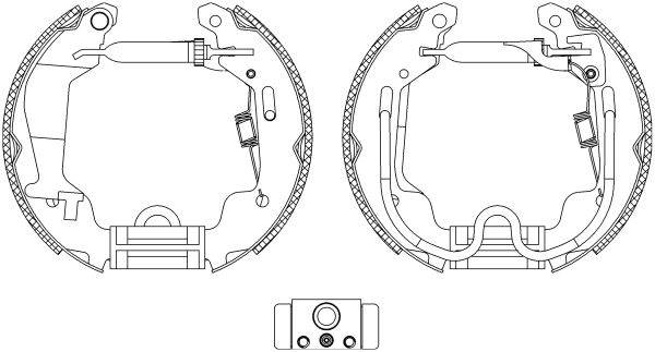 Jeu de mâchoires de frein Shoe Kit Pro