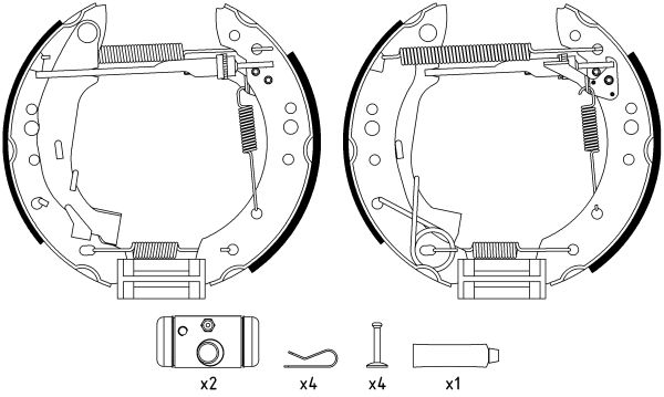 Jeu de mâchoires de frein Shoe Kit Pro