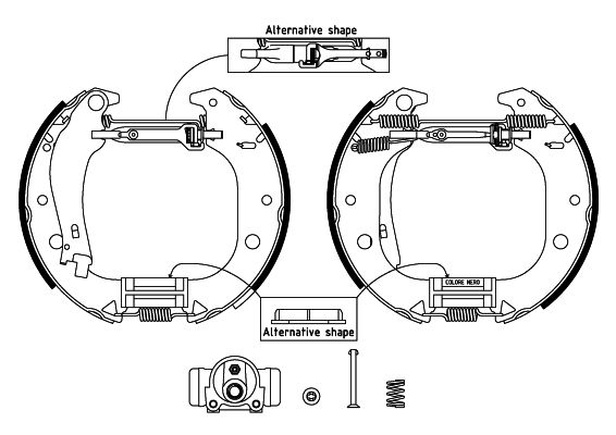 Jeu de mâchoires de frein Shoe Kit Pro