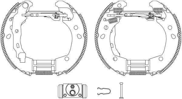 Jeu de mâchoires de frein Shoe Kit Pro