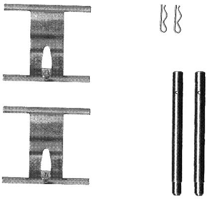 Kit d'accessoires, plaquette de frein à disque