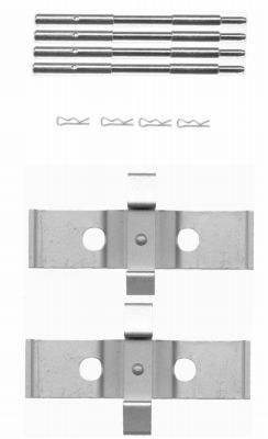 Kit d'accessoires, plaquette de frein à disque