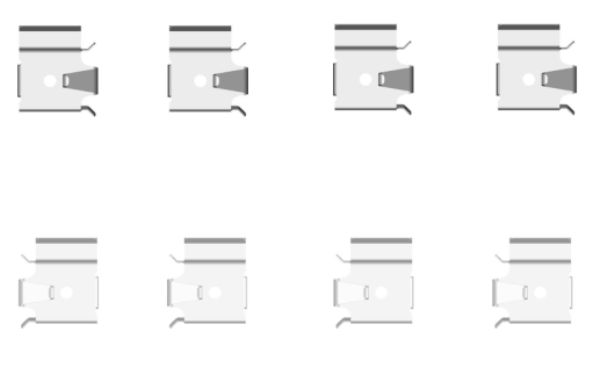 Kit d'accessoires, plaquette de frein à disque