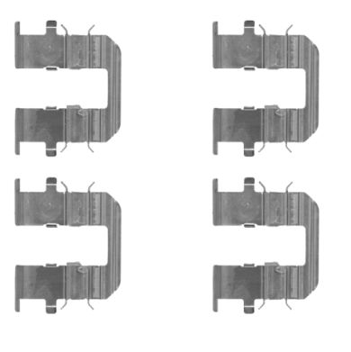 Kit d'accessoires, plaquette de frein à disque