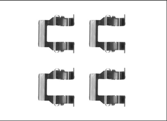 Kit d'accessoires, plaquette de frein à disque