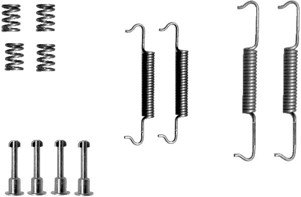 Kit d'accessoires, mâchoires de frein de stationnement