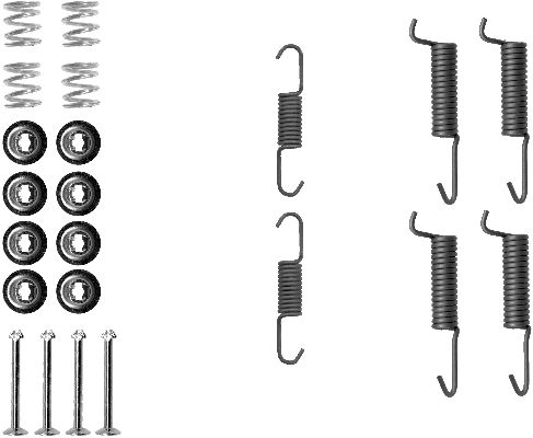 Kit d'accessoires, mâchoires de frein de stationnement