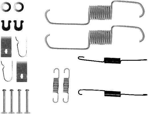 Kit d'accessoires, mâchoire de frein