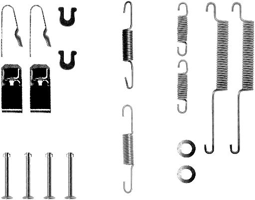 Kit d'accessoires, mâchoire de frein