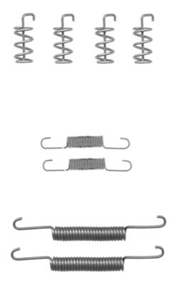 Kit d'accessoires, mâchoires de frein de stationnement
