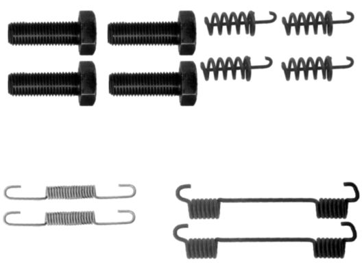 Kit d'accessoires, mâchoires de frein de stationnement