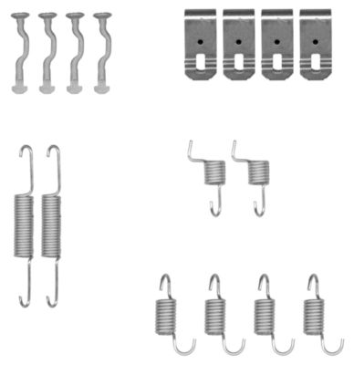 Kit d'accessoires, mâchoires de frein de stationnement