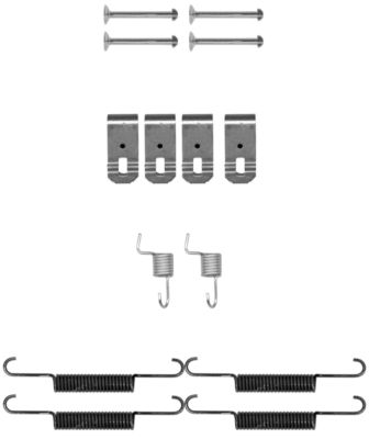 Kit d'accessoires, mâchoires de frein de stationnement