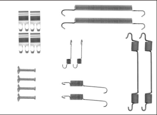 Kit d'accessoires, mâchoire de frein