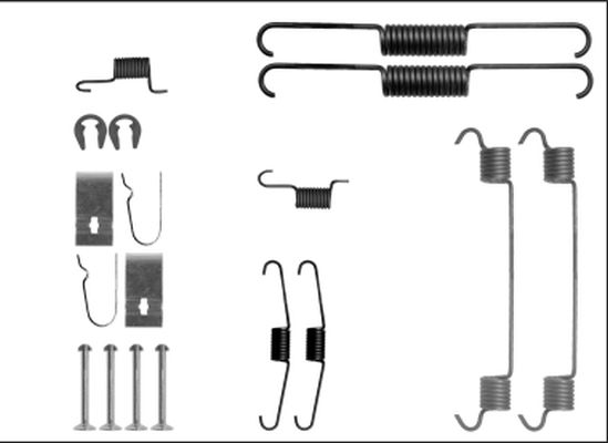 Kit d'accessoires, mâchoire de frein