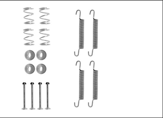 Kit d'accessoires, mâchoires de frein de stationnement