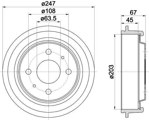 Tambour de frein