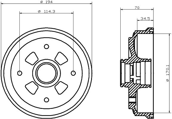 Tambour de frein