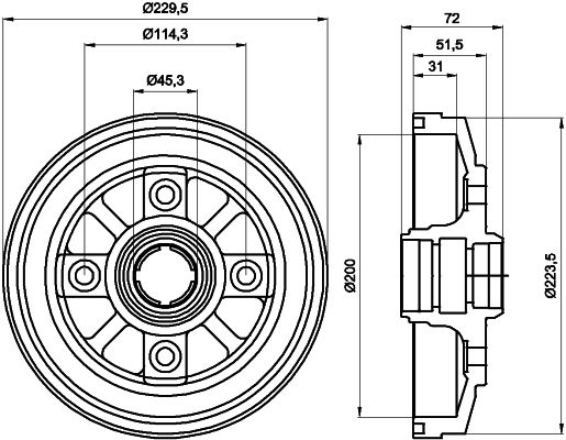 Tambour de frein