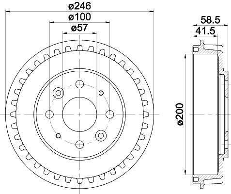 Tambour de frein