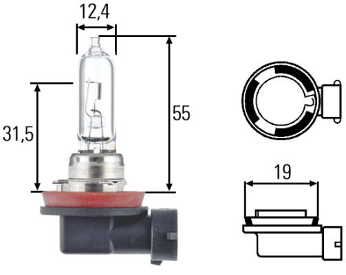 Ampoule, projecteur principal