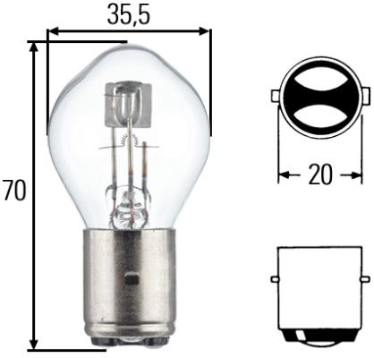 Ampoule, projecteur principal