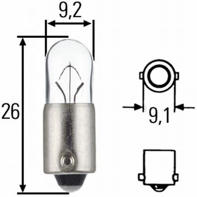 Ampoule, éclaireur de coffre à bagages