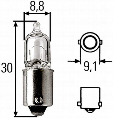 Ampoule, feu de recul