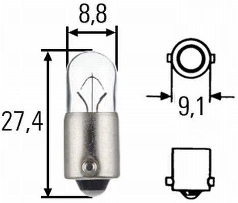 Ampoule, éclairage intérieur