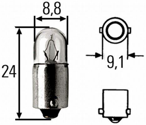 Ampoule, feu de stationnement/de position