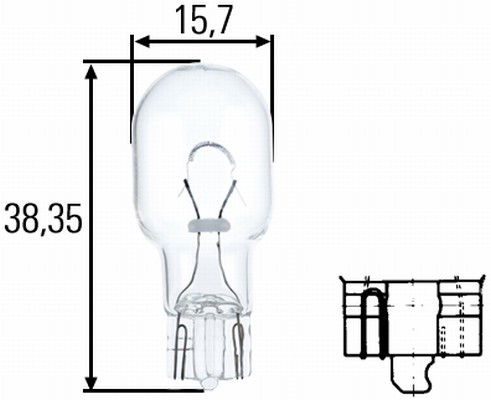 Ampoule, feu antibrouillard arrière