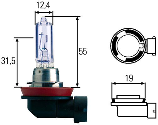 Ampoule, projecteur principal