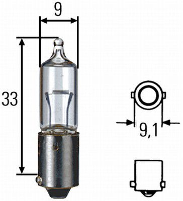 Ampoule, feu de stationnement/de position