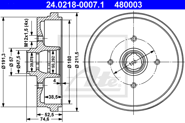 Tambour de frein