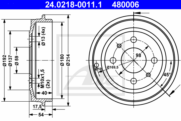 Tambour de frein