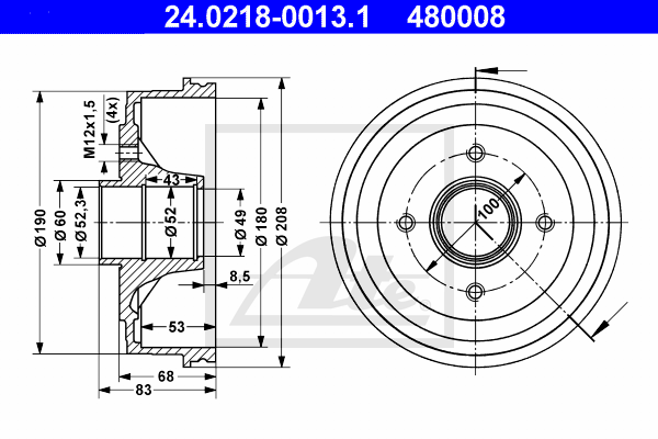 Tambour de frein